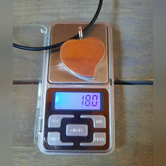 Vintage Sterling Silver 3D Heart Necklace - Picture 12 of 12